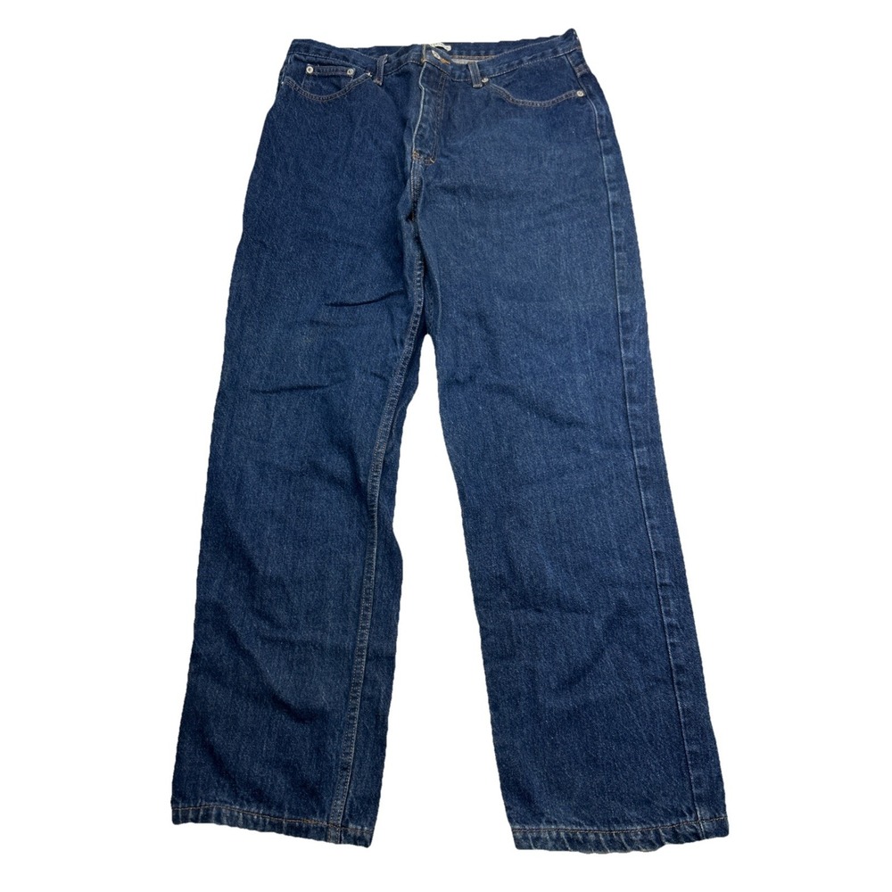 Tommy Hilfiger Jeans Vintage Size 32x30 Blue Brown Tag